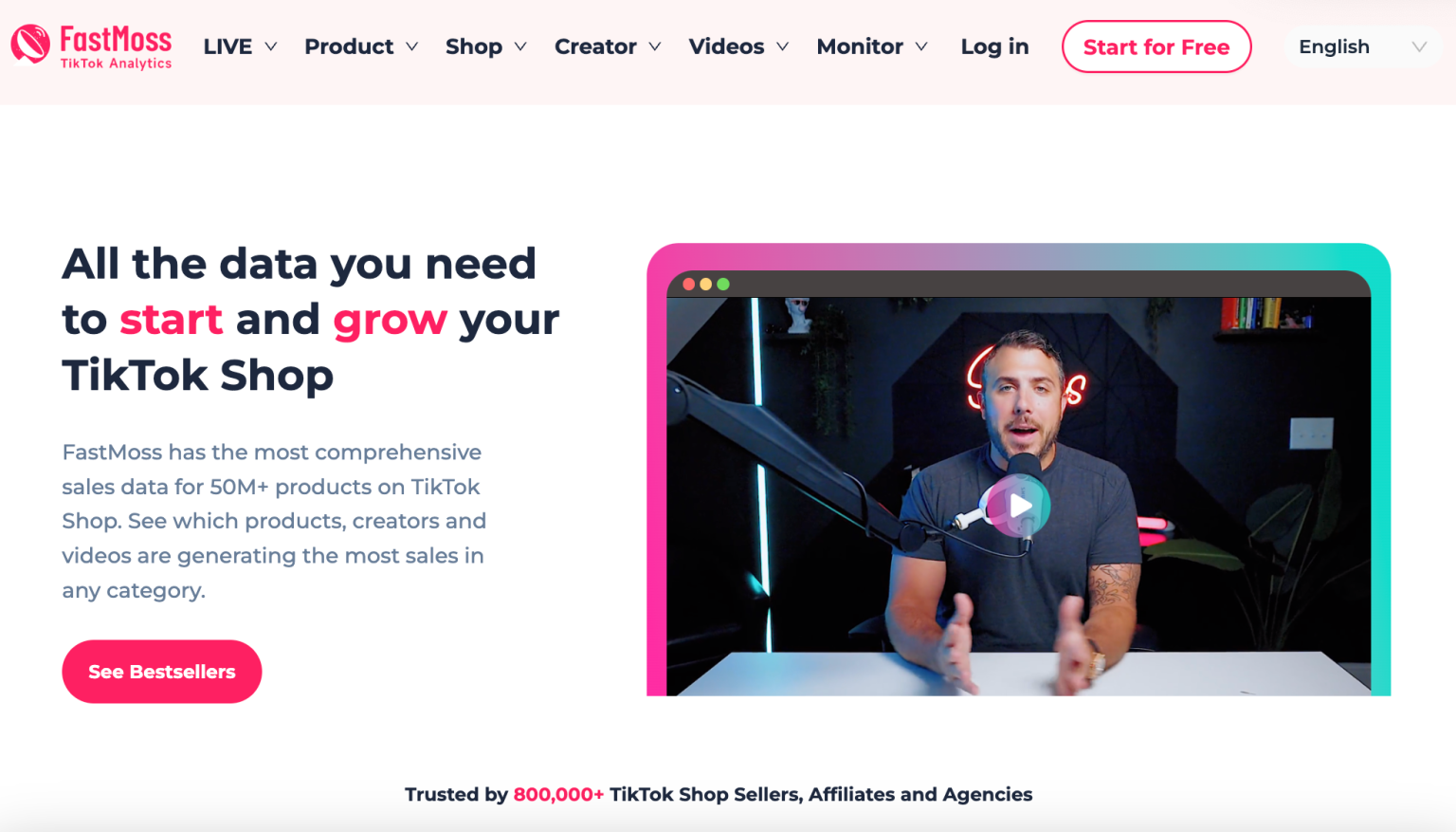 Are you able to see analytics for a tiktok account FastMoss